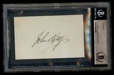 John Hay signed autograph auto 2x3 cut Secretary President Lincoln BAS Slabbed picture