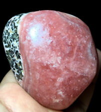 283g Gemmy Natural Transparent Red Rhodochrosite Crystal Specimen #219 picture