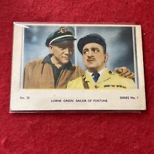 RARE FIND  1958 Snap Card Products LORNE GREEN Card #20 Card G-VG picture