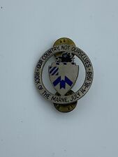 WWI UNITED STATES ARMY 30TH INFANTRY “ROCK OF THE MARNE” PIN (L13) picture