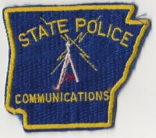 GEMSCO NOS Vintage Patch STATE POLICE COMMUNICATIONS AR Original 1976 picture