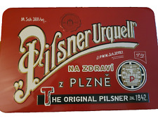 PILSNER URQUELL Beer Red Metal Lunch Box picture