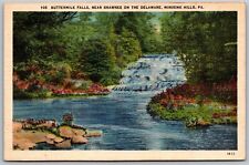 Vtg Minisink Hill Pennsylvania PA Buttermilk Falls Shawnee on Delaware Postcard picture