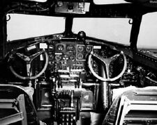 Cockpit of a Boeing B-17 Flying Fortress Bomber 1944, WWII WW2 8x10 Photo 79b picture