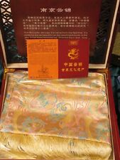 FABULOUS CHINESE YUN BROCADE EMROIDERED SILK CLOTH IN CASE SIGNED RARE  picture