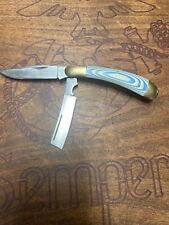 RARE/ViINTAGE TAYLOR CUTLERY Razor Seto Handmade 2 Blade Folding Knife-Japan🇯🇵 picture
