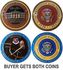 (2 coin set) Barack H Obama Inauguration Secret Service Challenge Coins 62/41 picture