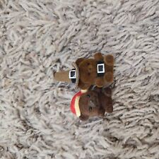 Russ Pin 1980's Bear Cowboy And Christmas Pin lot of 2 picture