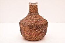 ATQ Native American Indian Woven Bottle Basket Nootka Makah Northwest Coast 7