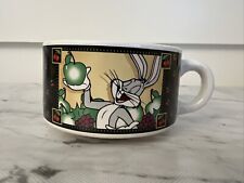 Looney Tunes Soup Mug Bowl Bugs Sylvester Home-Made Specialties Vintage 1998 picture