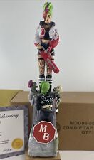 Moddy Brew Last Bite Lager Beer Tap Handle Rare Figural Zombie Girl Tap Handle picture