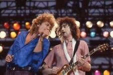 1985 Led Zeppelin Robert Plant Jimmy Page Live Aid Slide ROBERT MATHEU photo picture