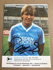 Andreas Ellguth,  Germany 🇩🇪 Arminia Bielefeld 1984/85 hand signed picture