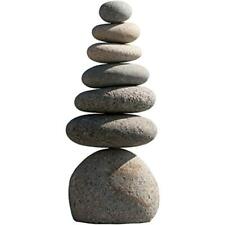 Natural River Rocks Stacked Stone Balanced Rock Cairn Sculpture - Zen Stones ... picture