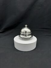 CHRISTOFLE HOTEL SILVER-PLATED PERSONAL LIDDED BUTTER DISH, FRANCE picture