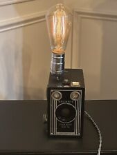Vintage Lamp 1940s KODAK BROWNIE Target SIX-16 Box Camera 40w Edison Bulb Dimmer picture