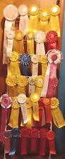 Lot of 34  Vintage Horse Equestrian 1950-70s Ribbons for Crafts picture