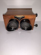 ANTIQUE UNIS FRANCE ‘STANDARD’  STEREO VIEWER 3D STEREOSCOPE WORKS GOOD picture