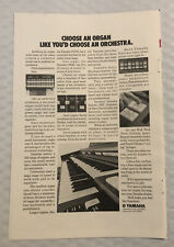 Vintage 1973 Yamaha Original Print Ad - Full Page - Choose An Orchestra picture