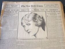 1926 NEW YORK TIMES SUNDAY DRAMA SECTIONS LOT OF 30 - GREAT ILLUS. - NTL 78 picture