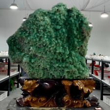 37LB   Rare Transparent Green Cube Fluorite Mineral Crystal Specimen/China picture