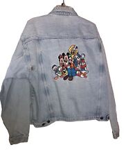 Vintage Disney Store Jean Jacket X-Large Mickey And Friends Nice picture