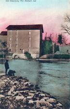 ELKHART IN - Old Beardsley Mill Postcard picture