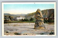 Yellowstone Park WY-Wyoming, Mammoth Hotel, Liberty Gap Vintage Postcard picture