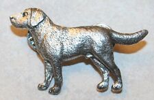 Labrador Retriever Lab Dog Fine PEWTER PIN Jewelry Art USA Made picture