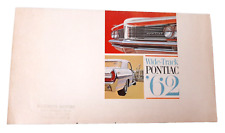 1962 Pontiac Sales Brochure Grand Prix, Star Chief, Catalina, Bonneville, Safari picture