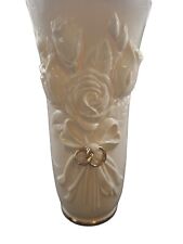 Lennox Rings And Rose Wedding Vase Grannycore Vtg picture