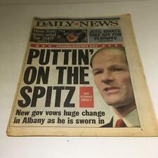 NY Daily News:1/1/07New Gov Vows Huge Change in Albany As He Is Sworn In  picture