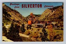 Silverton CO-Colorado, General Greetings, Gold Mine, Antique Vintage Postcard picture
