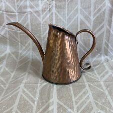 Vintage Gregorian Hammered Copper Watering Scalloped Edge USA 5
