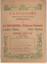 VTG 1910s PATENT MEDICINE CATALOG ROMERO DRUG CO, EL PASO, TX SPANISH OPIUM picture