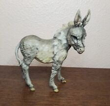 Vintage Kaiser Hand Painted Ceramic Donkey Figurine West Germany (NO STICKER) picture