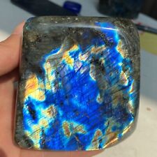 1.56LB Natural Labradorite Quartz Crystal Mineral Spectrolite Healing L43 picture