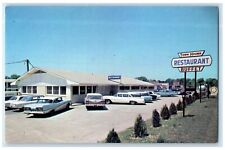 c1960's Town House Restaurant Roadside Conway Arkansas AR Unposted Cars Postcard picture