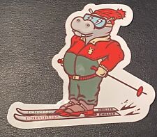 Dutch Bros Rare 2023 Christmas Hippo Sticker picture
