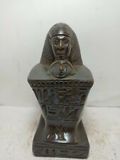 RARE ANTIQUE ANCIENT EGYPTIAN Statue Stone Army Horemheb Hold Mask God Bes picture