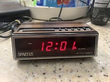 Spartus Digital Alarm Clock  Snooze Model #1108 Battery Backup Vintage picture
