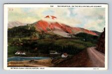 Silverton CO-Colorado, Red Mountain, Million Dollar Highway, Vintage Postcard picture