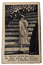 1923 American Caramel Movie Stars #94 Patsy Ruth Miller-FREE USA SHIPPING picture