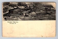 Kewanee, IL-Illinois, Western Tube Company Aerial View Antique, Vintage Postcard picture