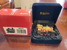 BULOVA MINI COLLECTIBLE HOLIDAY TRAIN #B0410 - IN BOX - DISPLAYED ONLY picture