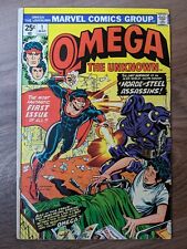 Omega the Unknown #1 Comic - Marvel Bronze Age - 1st App. Of Omega - Great Pics picture