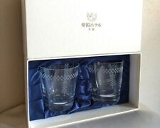 Imperial Hotel Original Old Fashioned Glass Frank Lloyd Wright Pair Set picture