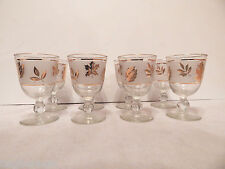 Libbey Rock Sharpe Golden Foliage Water Goblet picture