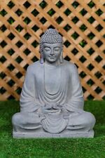 24in H Large Buddha Sitting Statue Resin Art Sculpture Home/Garden Decor picture