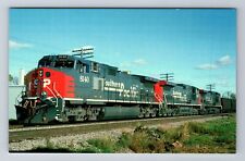 Southern Pacific GE Dash9 Train, Transportation, Vintage Souvenir Postcard picture